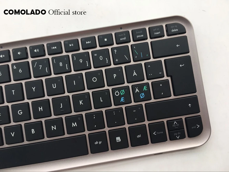 ND Nordic Keyboard For HP pavilion DM3 dm3-1000 dm3t-1000 dm3z-1000 black wtih Silver frame Keyboard ND Layout (2)