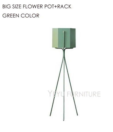 Big Green pot rack Современный дизайн, модные металлические полки для цветочных горшков, популярные Чердаки для цветочных горшков, лоток для хранения, для гостиной, для растений, для организации, поднос для корзин - Цвет: Big Green pot rack