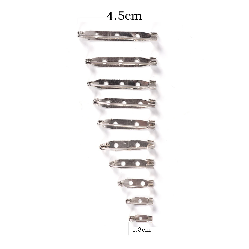 Новинка, 20 шт./лот, брошь, безопасная для спины, булавка, фурнитура для ювелирных изделий, аксессуары, основа для броши