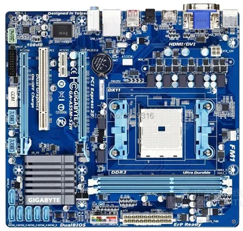 

original motherboard for Gigabyte GA-A55M-S2H DDR3 Socket FM1 A55M-S2H boards USB2.0 DVI VGA Desktop motherboard