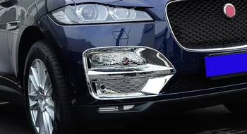 

ABS Three Colors Front Fog Lamp Frame Cover Trim For Jaguar F-Pace f pace X761 Set of 4 pcs