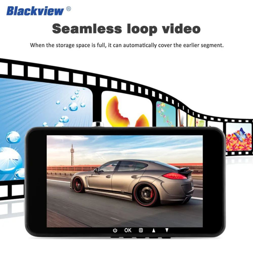 

Blackview Y900 Car dvr Recorder 4.0 Inch IPS Screen 24h Parking Monitor G-sensor 1080P Dual Lens Rear View/back view dash cam