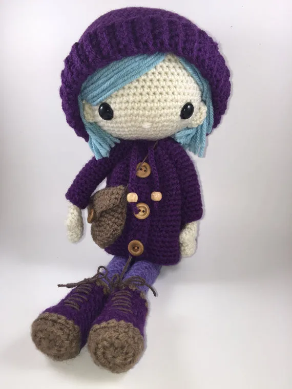 Emilia-amigurumi Boneca Crochê 3 Brinquedos e hobbies