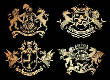 

crown Vintage Shield Beasts Knight Helmet background Vinyl cloth High quality Computer print party backdrop