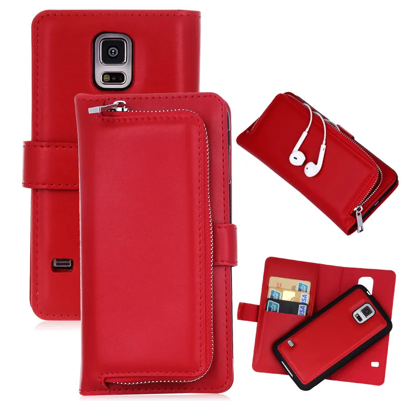 imágenes para Marca de lujo Cubierta de Cuero Para Samsung Galaxy S5/S5 Neo de La Vendimia cremallera Titular de la Tarjeta Monedero Bolsa Cubierta de la Funda Para la Galaxia S5 Neo imágenes para Marca de lujo Cubierta de Cuero Para Samsung Galaxy S5/S5 Neo de La Vendimia cremallera Titular de la Tarjeta Monedero Bolsa Cubierta de la Funda Para la Galaxia S5 Neo