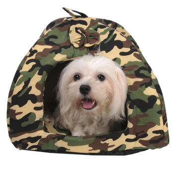 

Trendy Camouflage Pet Dog Cat Cozy Bed Washable Thermal Soft Warm House Bed Nest Mat Pad Pets Animals Bed for Pets Puppy