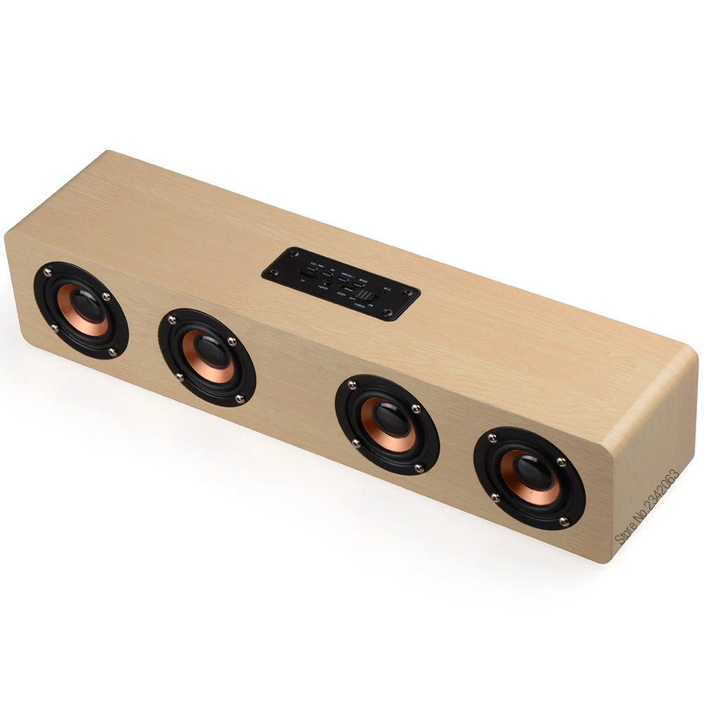 SADA Ретро деревянный беспроводной Bluetooth динамик портативный динамик MP3 компьютерные колонки коробка 3D громкий динамик s usb зарядка enceinte