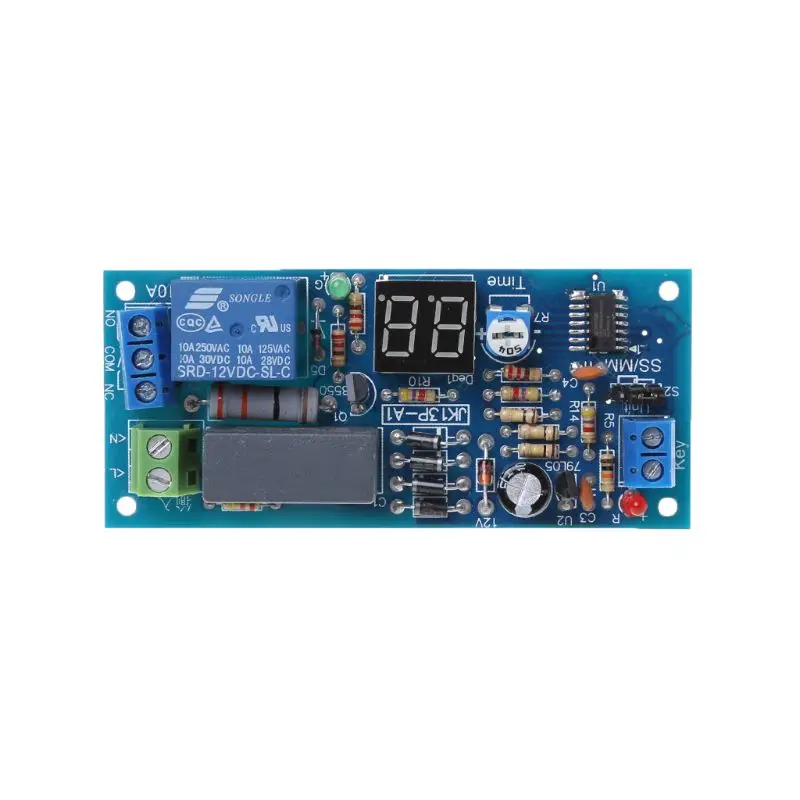 

JK13P Time Delay Relay Module Trigger Countdown Timing Circuit Switch Board