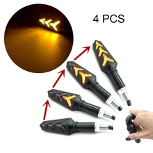 4Pcs Motorcycle LED Turn Signal Light Indicator Turning Lamp For YAMAHA jym 125 zy125t yzf-r125 sr400 xvs 950 ybr 125 etc.