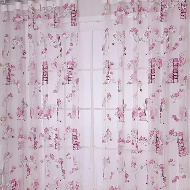 Aliexpress Com Buy Cute Children Bear Pattern Curtain Yarn