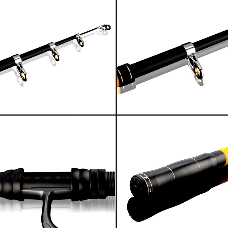 Спиннинг телескопическая рыболовная удочка 2,1/2,4/2,7/3/3,6 м жесткий морской Спиннинг устройство подачи стержней удочка для Тип удочки для рыбалки на карпа, A27