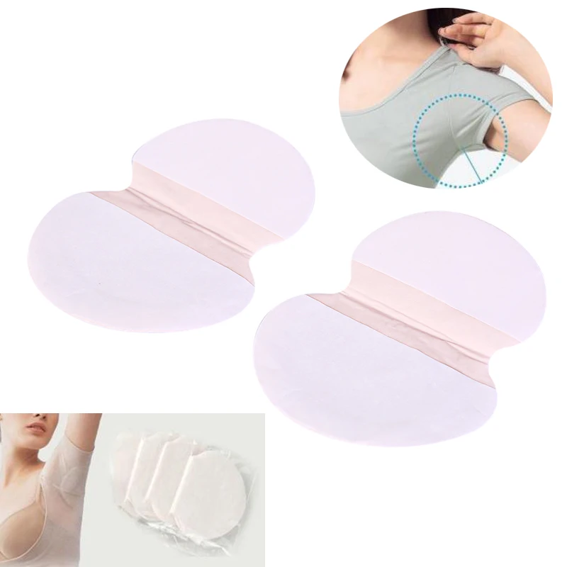 2Pcs Women Men Deodorants Underarm Sweat Pads Disposable Sweat Pads Non-woven Absorbent Sweat Guard Pad Armpit Sweat Pads
