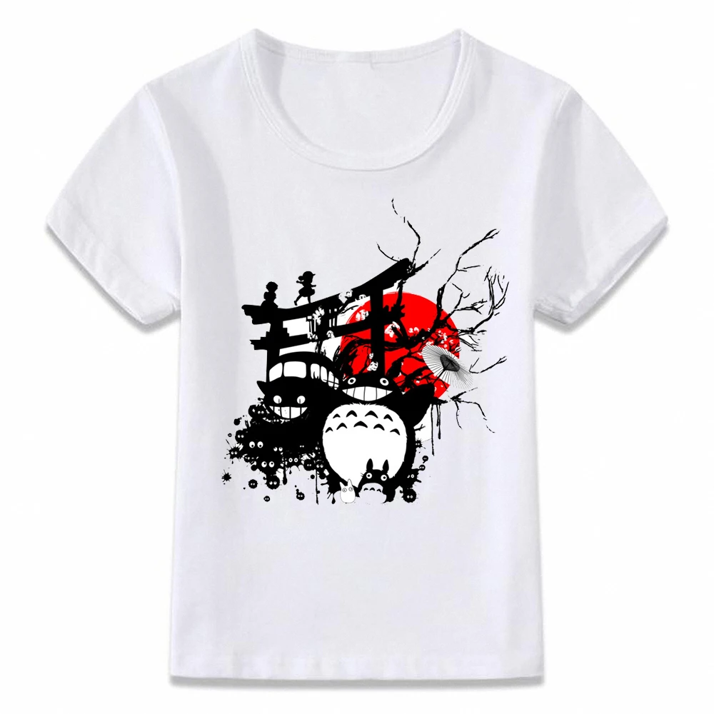 baggy t shirt Kids Clothes T Shirt My Neighbor Totoro and The Cat Bus Anime Forest Spirit Boys and Girls Toddler Shirts oal100 T-Shirts T-Shirts