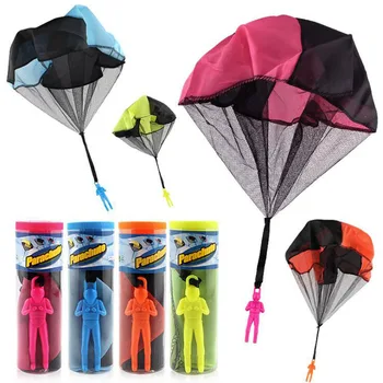 

New children hand throw parachute toy soldier parachute outdoor toys children toy square outdoor toys