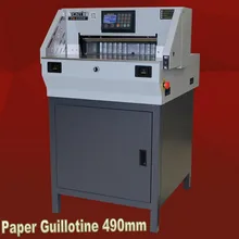 Обновленный цифровой программируемый аппарат для резки бумаги гильотина 80 мм толщиной 19 дюймов шириной