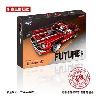 

XingBao 07001 Creative MOC Series The 2014 Muscle Car Set children Educational Building Blocks Bricks Birthday Gifts Toy Model