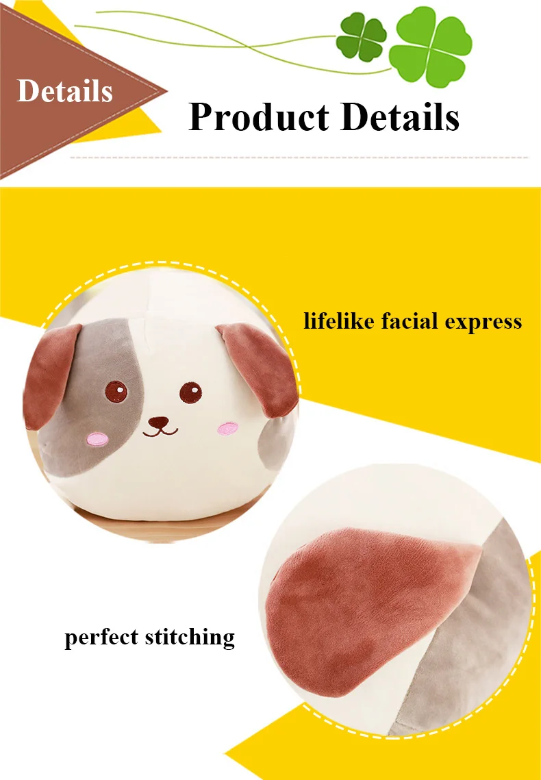 1pcs 4060cm Super Cute Dog Plush Toy Lovely Soft Stuffed Animal Fat Husky Dog Pillow Toys for Children Birthday Christmas Gift (11)