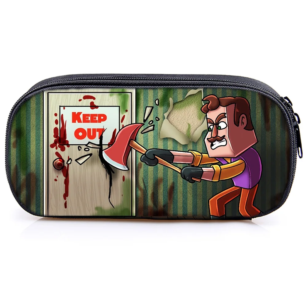 Милый чехол для карандашей Hello Neighbor Kids модный новый высококачественный милый