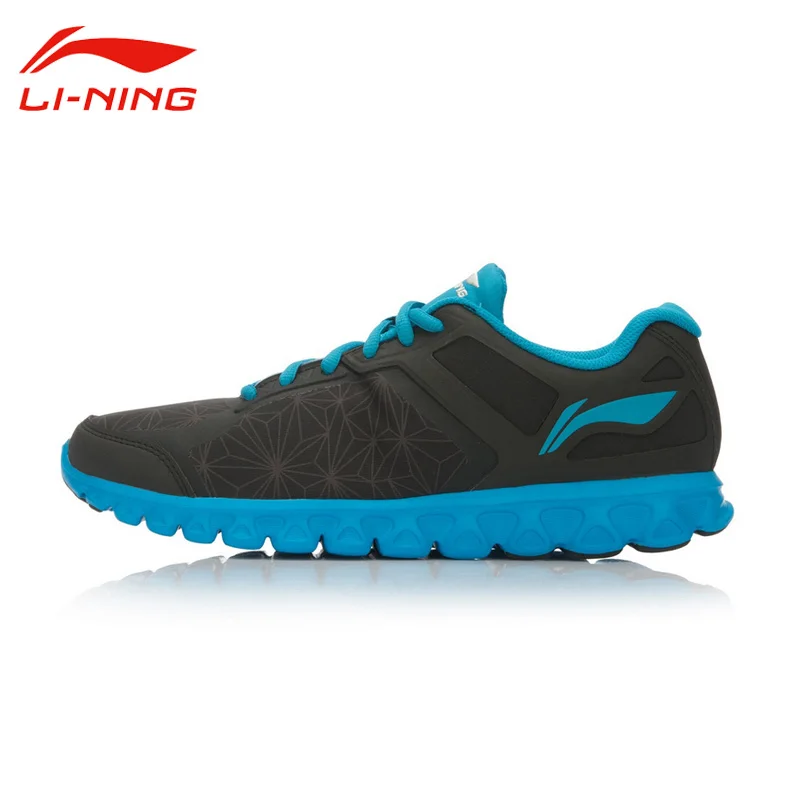  Li-Ning Men's Breathable Prevent Sideslip Running Shoes Li Ning Outdoor Comfortable PU+Fabric Sports Sneakers ARHK095 