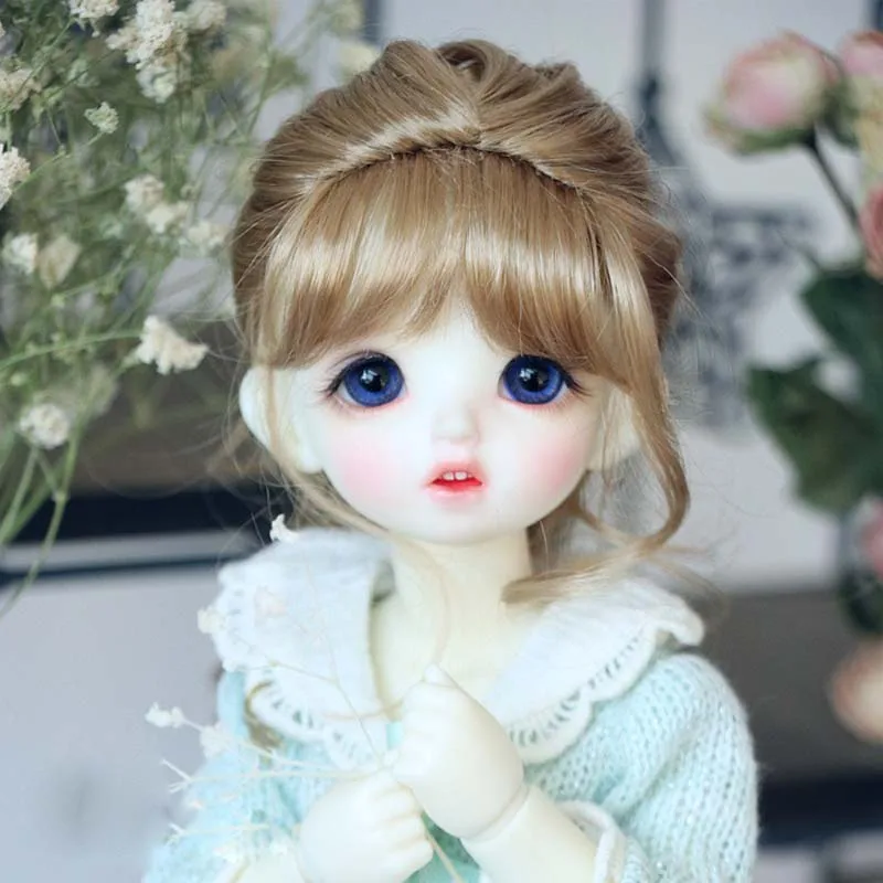 

New Style 1/3 1/4 16 BJD Wig Super Doll Wig Fashion Mohair Single Braid For BJD Doll Hair