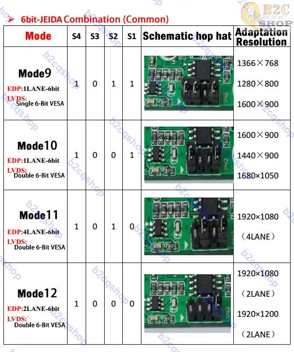 LVDS to eDP Signal Conversion Adapter Board 30pin driver board LCD Controller EDP driver EDP converter
