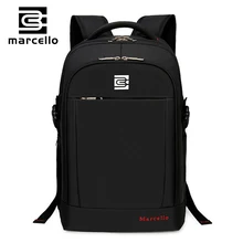 MARCELLO Mochila Hombres Mujeres Mochilas Bolsa de 15.6 Portátil Bolsa de Portátil Mochila Feminina Mochilas Escolares Para Los Adolescentes
