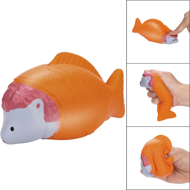 Мягкими мультфильм Мышь рыбы мягкими замедлить рост squeeze игрушки jumbo коллекция пластилина Z0315