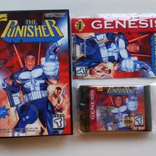 Genesis Game: The Punisher( USA Version! box+manual+cartridge