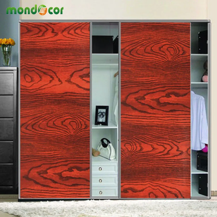 30 سنتيمتر العرض الذاتي لاصق الخشب نمط خلفيات للماء ملصقات جدار الأثاث باب خزانة ملابس خزانة تحديث منزل ديكور