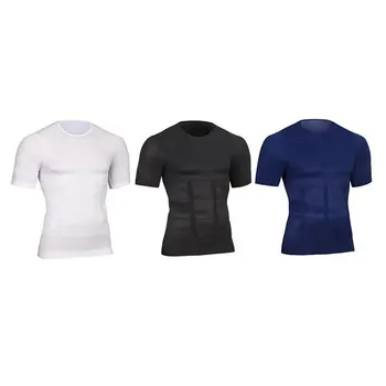 

Men's Fitness Workout Running Jogging Gym Sports Corset Tight Elastic Quick Drying Compression Corset