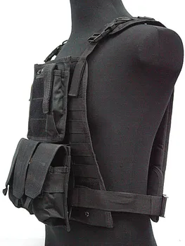 

US Marine sports vest Assault Tactical Molle Plate Carrier Vest BK