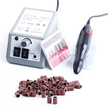 

20000RPM Manicure Machine Curticle Remover 100pcs Sanding Bands Milling Cutters Apparatus for Manicure and Pedicure