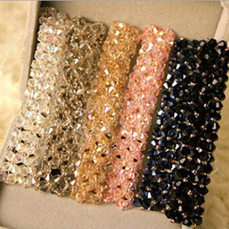 Для женщин и девочек Бусины Бижутерия Кристалл Bling заколка для волос головной убор орнамент заколка стразы брелок шпилька