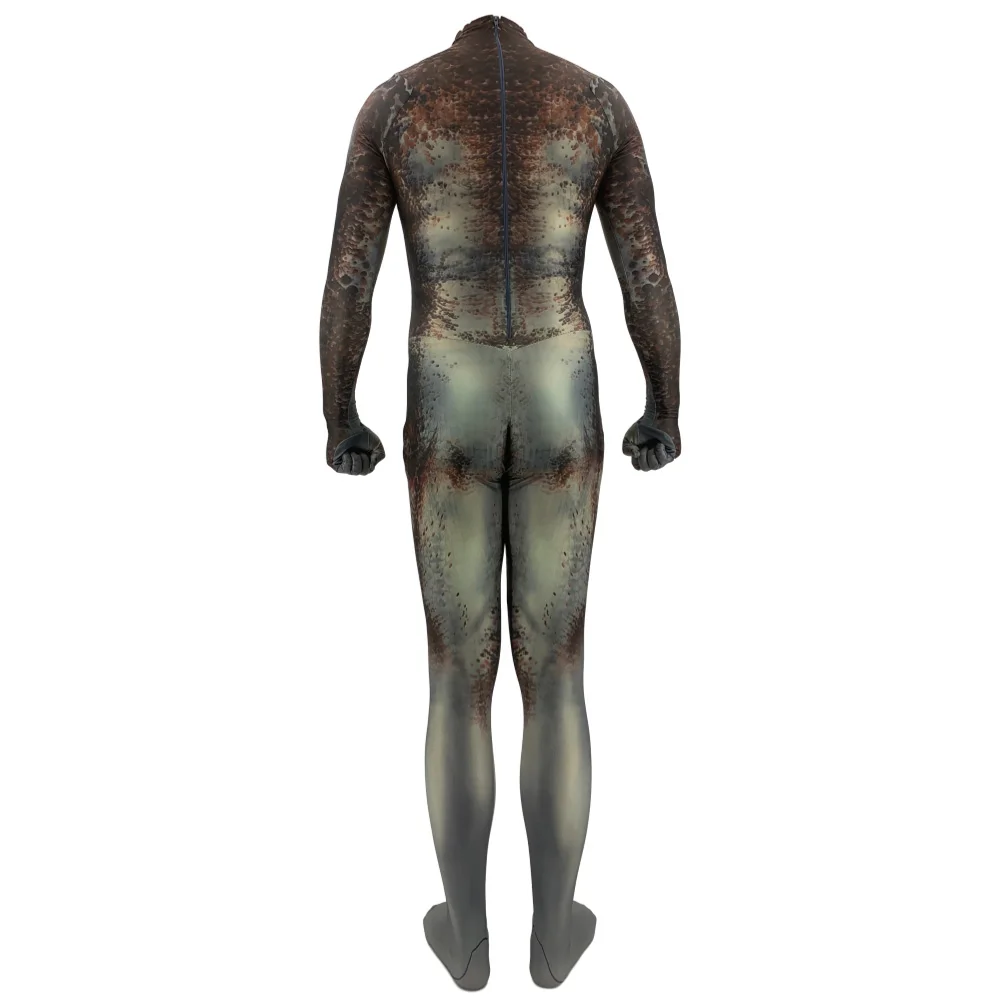 Adult Kids Predator Cosplay Costume Zentai Jumpsuit 3D Print Bodysuit Outfit