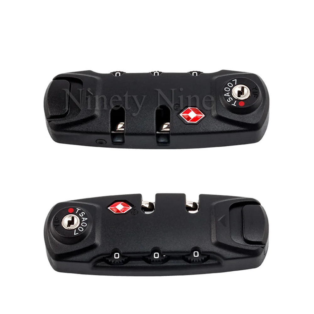 

2Pcs Baosity TSA007 3 Digital Combination Padlock Luggage & Suitcase Travel TSA Secure Code Lock Convenient and Easy to install