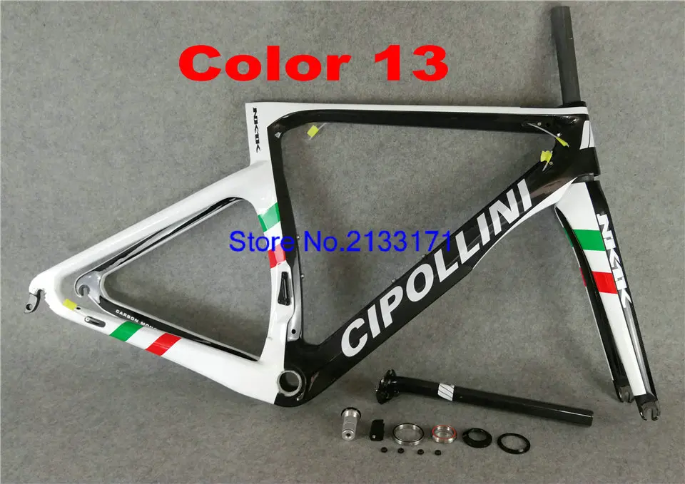 Sale T1100 Carbon Road Frame set 2019 Cipollini NK1K Carbon Road Bike Frames 3k or 1k carbon bicycle framework 15