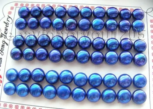

Hot sell Noble- hot sell new - Free shipping wholesale 30pairs Natural 8.5mm blue pearl Earrings!