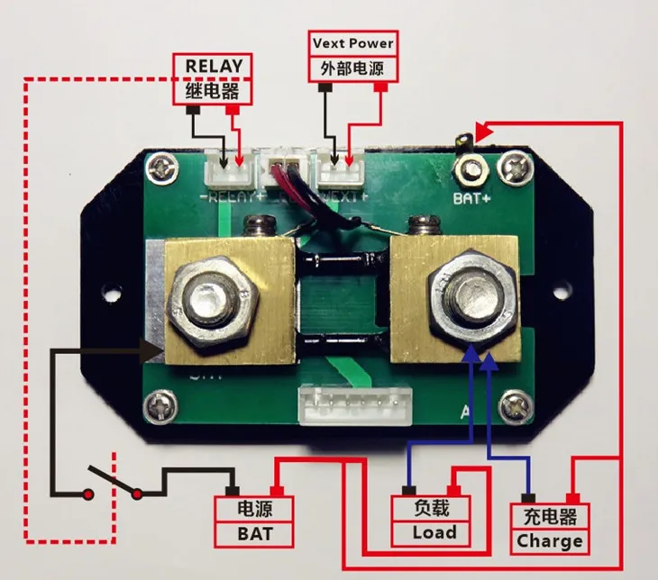 DC 120v 100A 300A 500A Вольтметр Амперметр кВт/ч счетчик энергии солнечный инвертор 12В/24В/48В 96В Батарея Ёмкость Мощность мониторинга