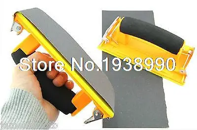 

3.5"x7" Handheld Belt Sander / Sand Devil Sand Paper Sanding Block DIY Tool