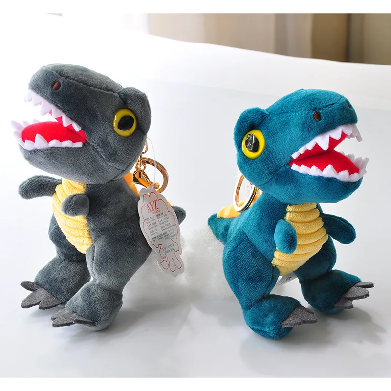 

Fancy&Fantasy New Arrival Animal Dinosaur Keychain Plush Doll Tyrannosaurus Rex Bag Pendant Key Ring Cute Doll Key Chain Llavero
