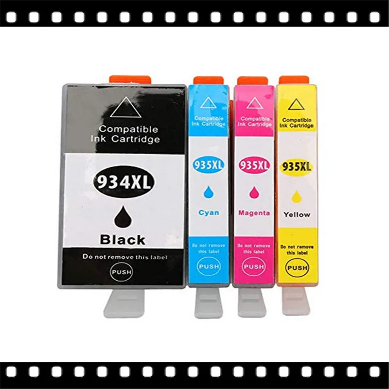 

4 pcs ink cartridge compatible For HP 934 935 Ink Cartridge With Chip 934XL 935XL for HP OfficeJet Pro 6230 6830 6820 Printer