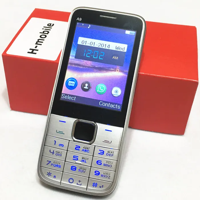 Цена за 2.8 "экран 1000 мАч Русская клавиатура gsm телефоны кнопка мобильный телефон дешевый Телефон китай Сотовые Телефоны оригинальный H mobile A9 Цена за 2.8 "экран 1000 мАч Русская клавиатура gsm телефоны кнопка мобильный телефон дешевый Телефон китай Сотовые Телефоны оригинальный H mobile A9