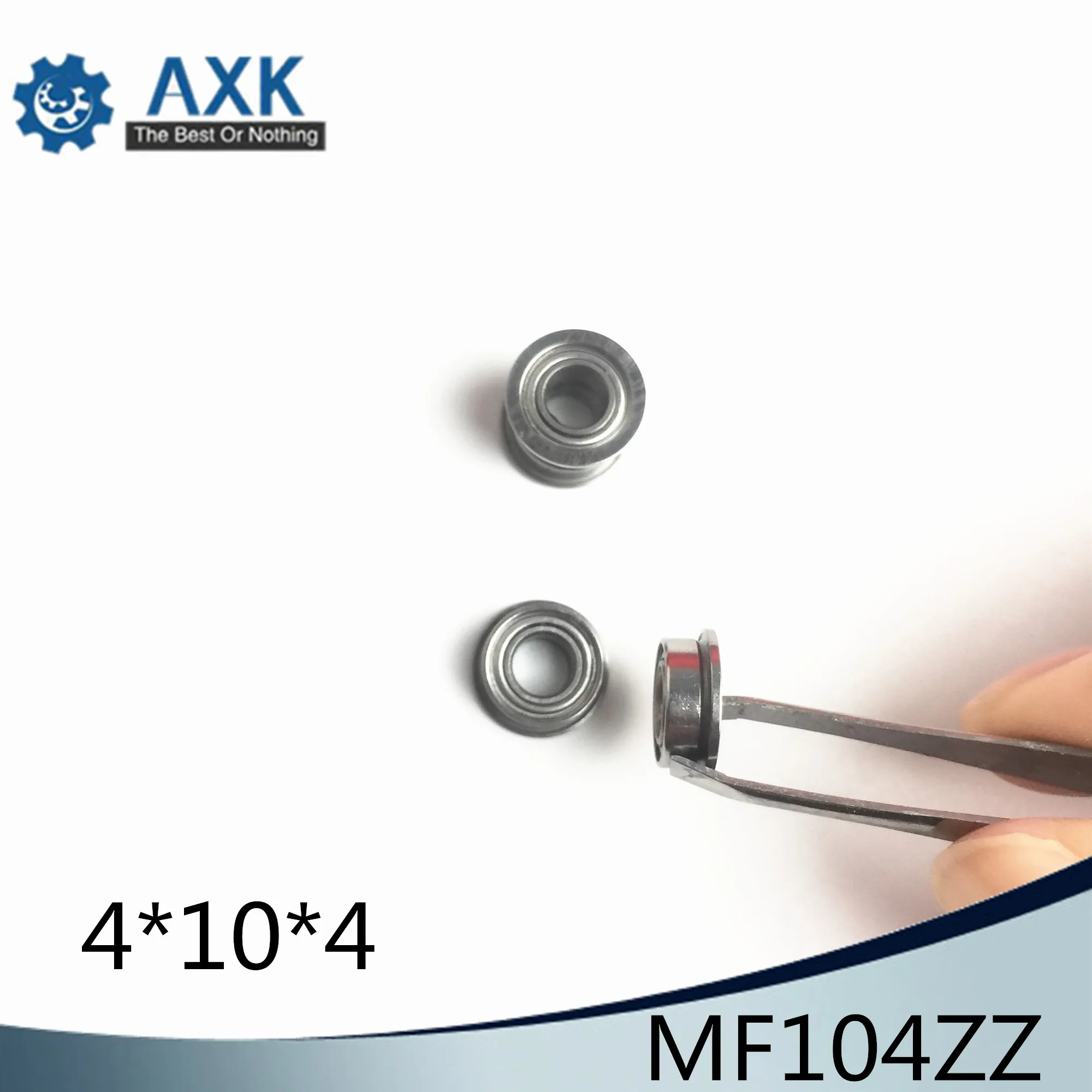 MF104ZZ Flange Bearing 4x10x4 mm ABEC-1 ( 10 PCS ) Miniature Flanged MF104 Z ZZ Ball Bearings | Обустройство дома