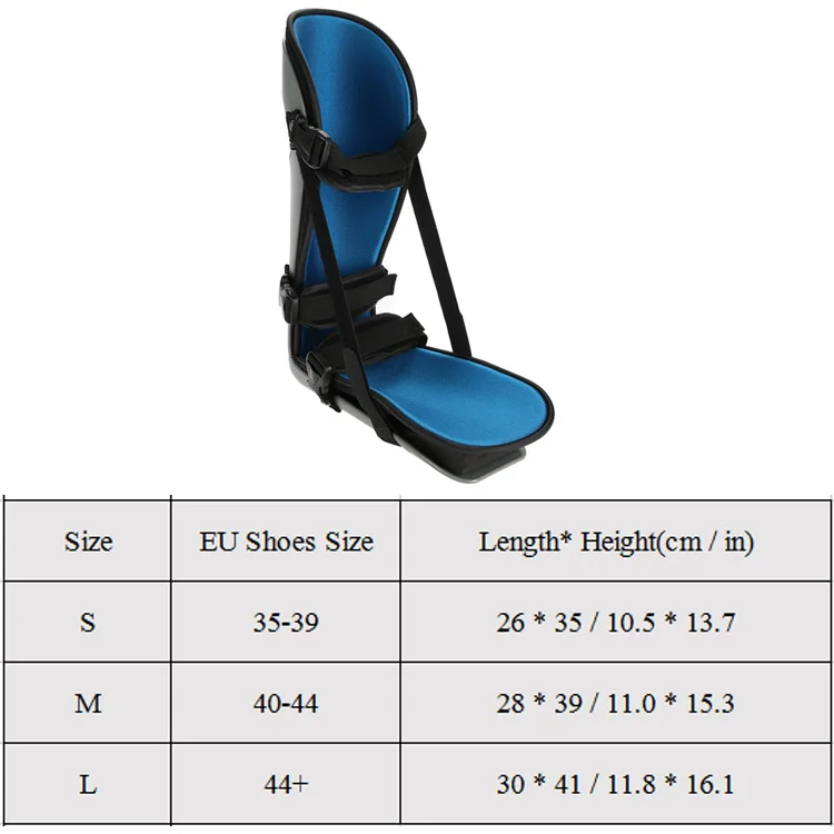 Стопы лодыжки падение ортез Brace инсульт Hemiplegia реабилитация стопы ШИНА подошвенный фасциит поддержка ног корректор Подушка - Цвет: As Shown