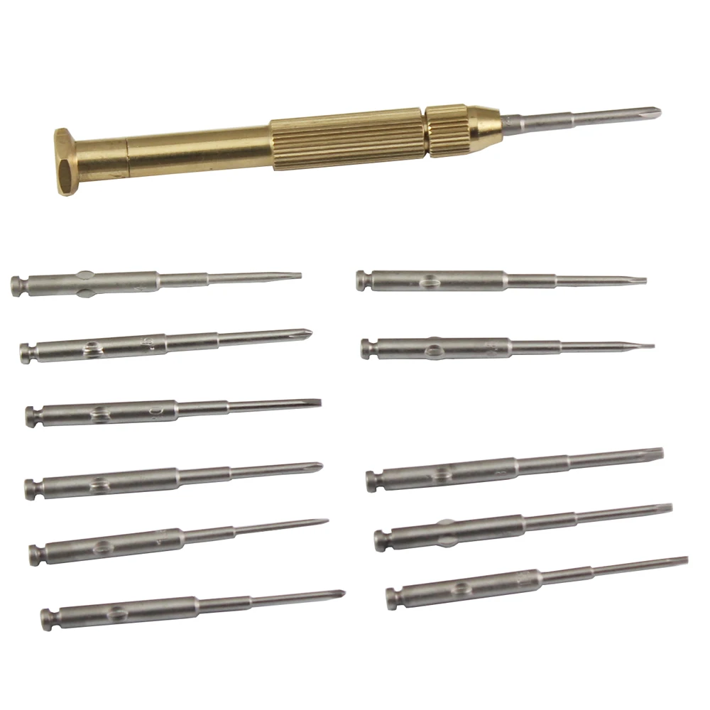 13 in 1 Wallet Pocket Precision Dismountable Screwdriver Set for Repairing Cellphone Laptop Camera Watch Clock Glasses (1)