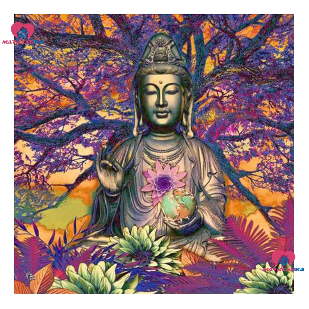 

diamond painting buddha picture of rhinestones diamond embroidery full display diamond mosaic cross stitch kits diamond art