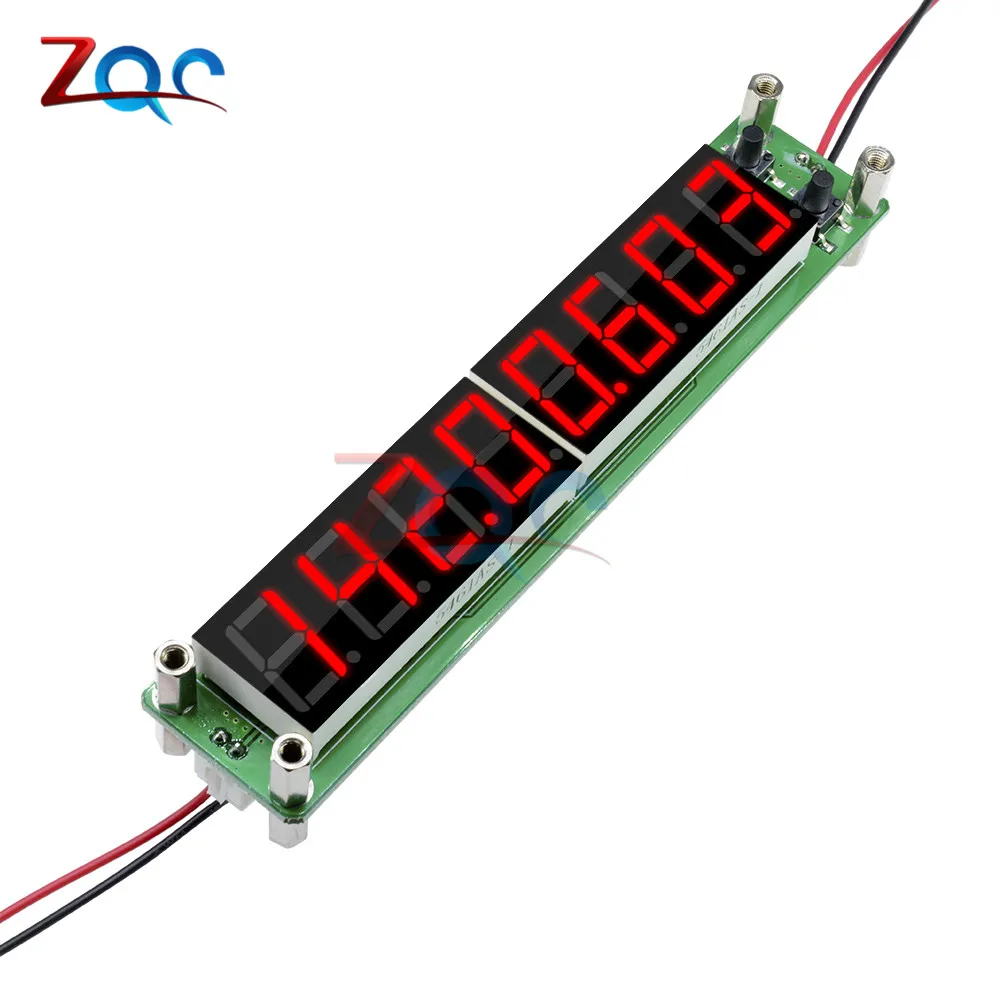 Red 0.1 to 60MHz 20MHz to 2400MHZ 2.4GHz RF Signal Frequency Counter