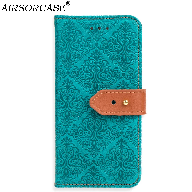 European mural style PU Leather Case Phone Bags for Sony Xperia XZ2 / Compact Card Kickstand Flip Cases TPU Back Cover | Мобильные