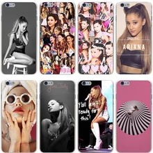 Ariana Grande Hard Transparent Cover Case for iPhone 7 7 Plus 6 6S Plus 5 5S SE 5C 4 4S