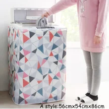 Стиральная машина покрывает Водонепроницаемость peva печатная стиральная машина пылезащитный ролик прокладка для стиральной машины